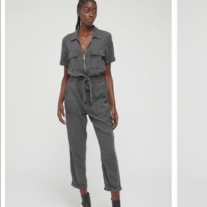 UO Victory Zip-Front Coverall Jumpsuit